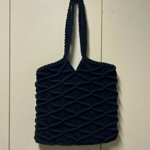 C&C California Woven Macrame Tote Bag